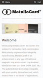 Mobile Screenshot of metallocard.com